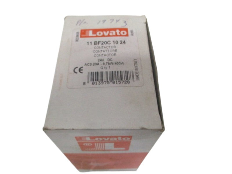 LOVATO 11BF20C1024 CONTACTOR 24VDC NSMP