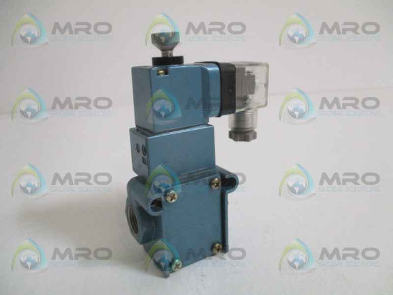 MAC 55B-22-PI-614JC=DD01 SOLENOID VALVE 24VDC 25-150 PSI NSNP