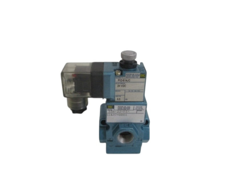 MAC 55B-22-PI-614JC=DD01 SOLENOID VALVE 24VDC 30-150 PSI NSNP