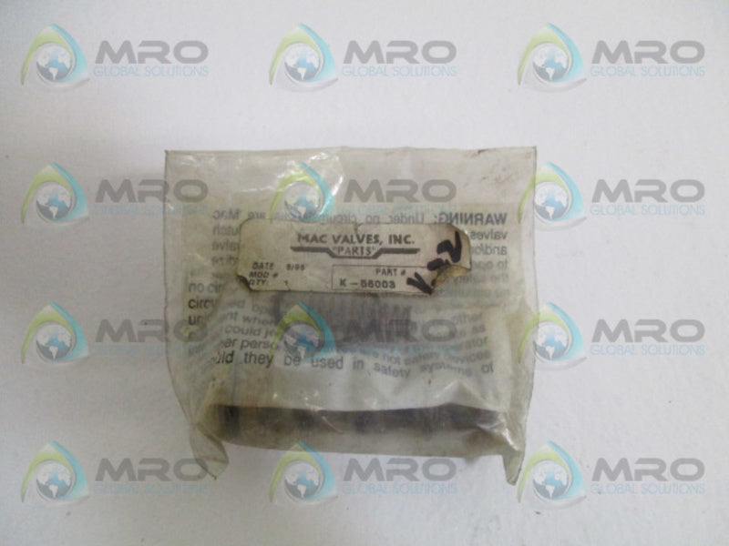 MAC K-56003 VALVE REPAIR KIT *NEW IN FACTORY BAG*