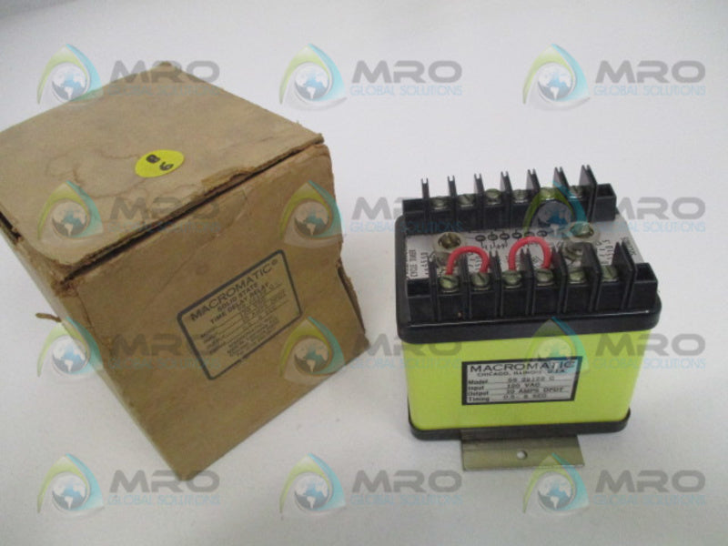 MACROMATIC SS22122C SOLID STATE TIME DELAY RELAY .05-5 SEC. NSMP