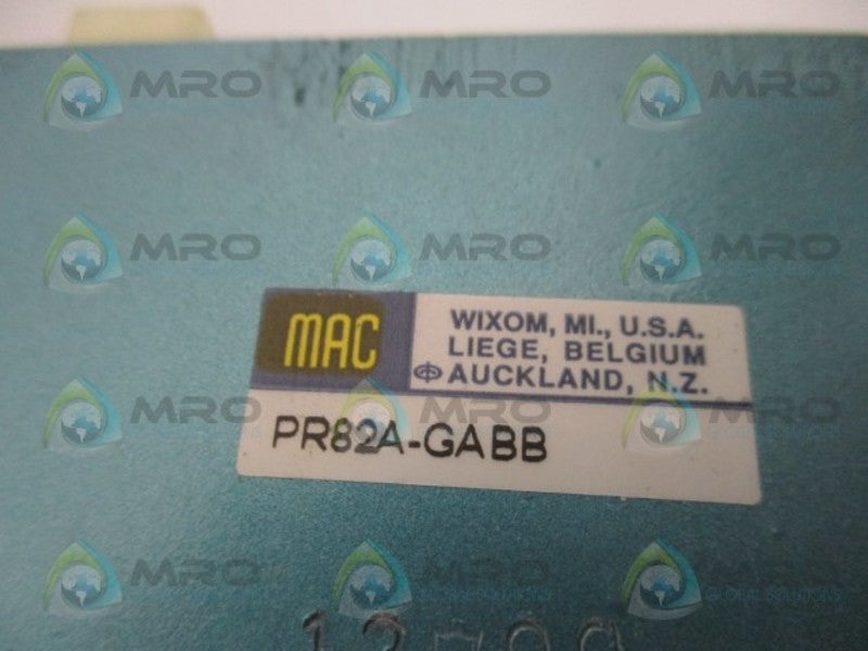 MAC PR82A-GABB SOLENOID VALVE NSMP