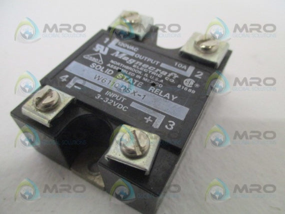 MAGNECRAFT W6110DSX-1 SOLID STATE RELAY *USED*