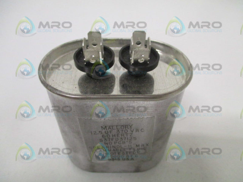 MALLORY 37FD37125 CAPACITOR 370VAC NSMP