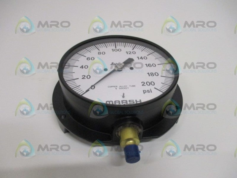 MARSH / BELLOFRAM P20054 PRESSURE GAUGE 0/200 PSI NSMP