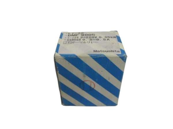 MATSUSHITA FT-20 BMF9005 THERMAL RELAY 0.3-0.5A NSMP