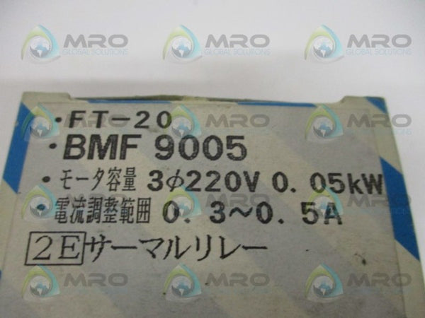 MATSUSHITA FT-20 BMF9005 THERMAL RELAY 0.3-0.5A NSMP