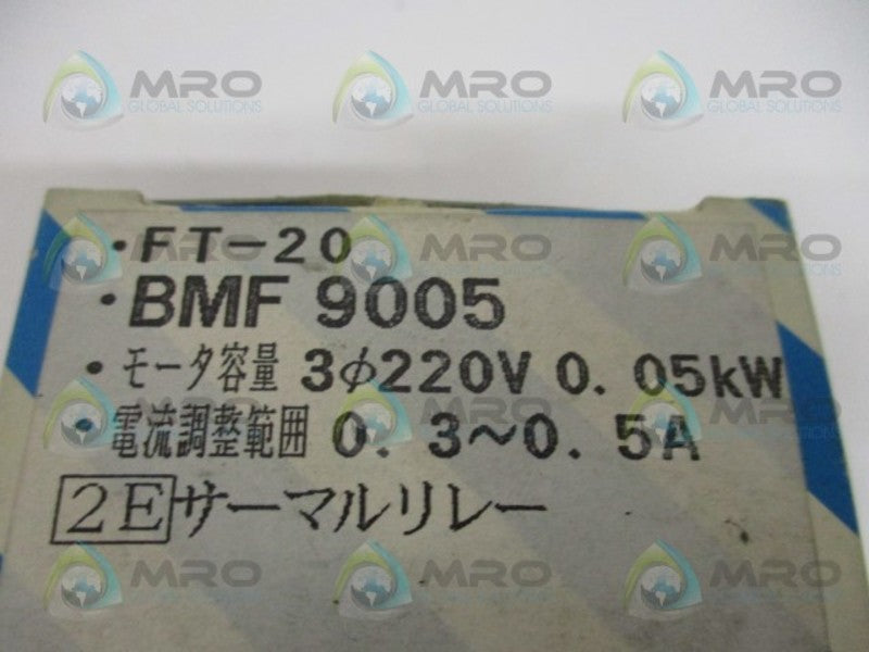MATSUSHITA FT-20 BMF9005 THERMAL RELAY 0.3-0.5A NSMP