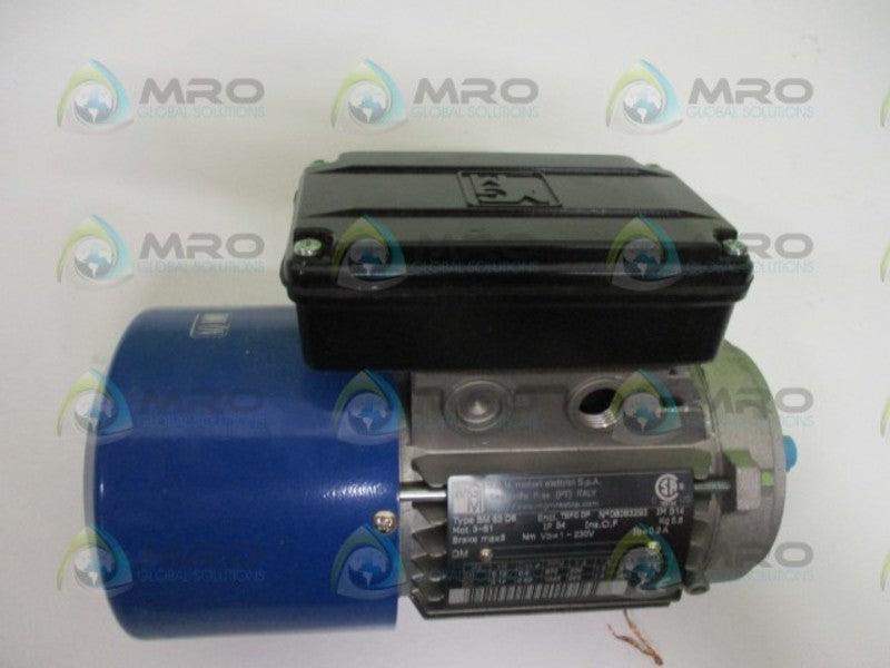 MGM BM63D6 ELECTRIC MOTOR (AS PICTURED-DENT) NSMP