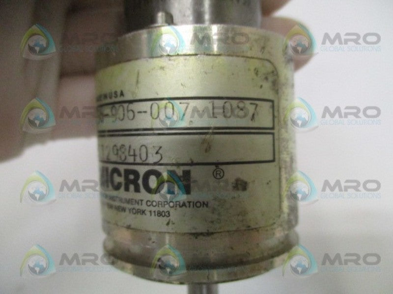 MICRON 36-906-007-1087 SPINDLE MOTOR ENCODER UNMP