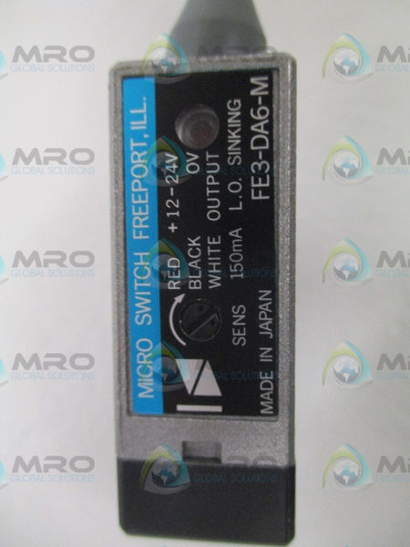 MICRO SWITCH FE3-DA6-M PHOTOELECTRIC SENSOR SWITCH (GREY) NSMP