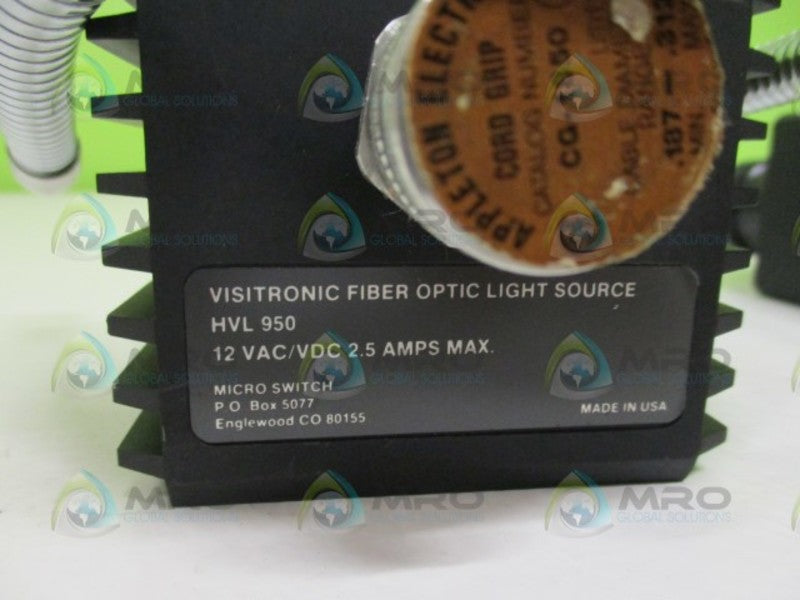 MICRO SWITCH HVL950-FB0-000 LIGHT SOURCE AND CAMERA NSMP
