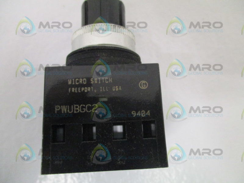 MICRO SWITCH PWUBGC2 SELECTOR SWITCH NSMP