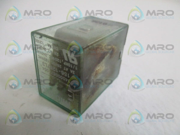 MIDTEX 14500087-004 156-12B7L3 RELAY 120VAC UNMP