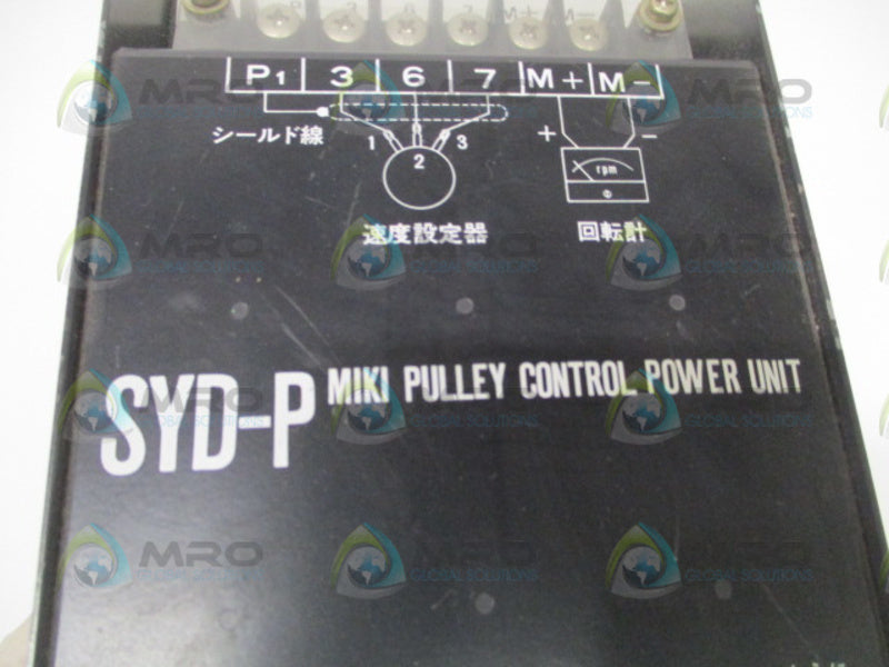 MIKI PULLEY SYD-P CONTROL POWER UNIT NSNP