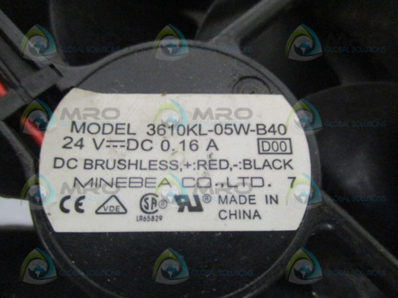 MINEBEA 3610KL-05W-B40 FAN ASSEMBLY NSNP