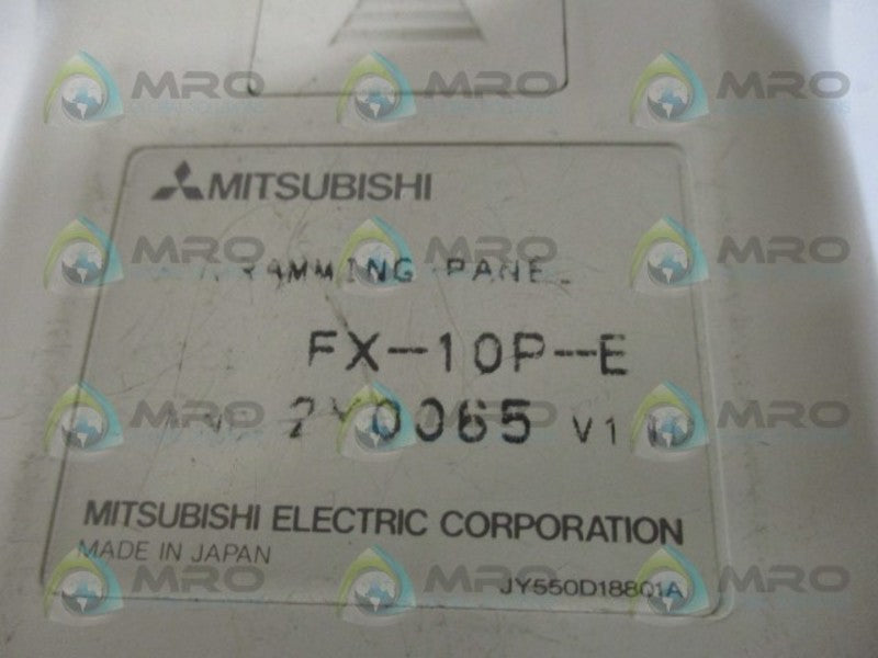 MITSUBISH FX-10P-E PROGRAMMING PANEL UNMP