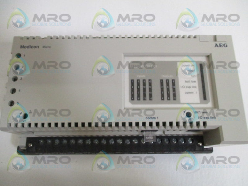 SCHNEIDER AEG MODICON MICRO 110CPU31101 CPU AC POWER SUPPLY NSMP