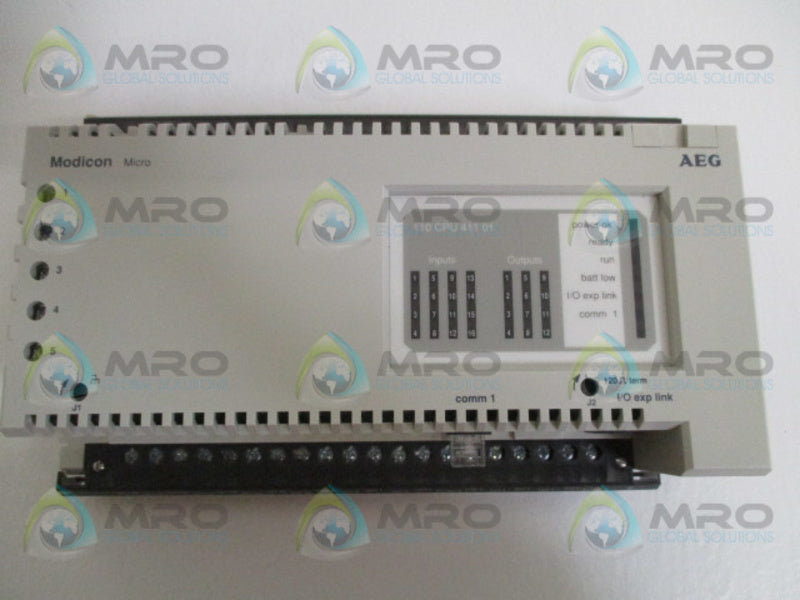 SCHNEIDER AEG MODICON MICRO 110CPU41101 CPU AC POWER SUPPLY NSMP