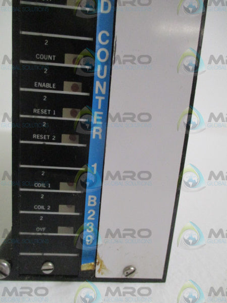 GOULD MODICON B239 HIGH SPEED COUNTER MODULE UNMP