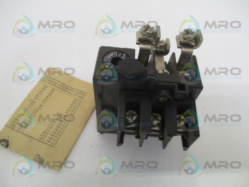 KLOCKNER MOELLER Z0-0,38/K-NA BIMETAL RELAY 0,2-0,38A NSMP