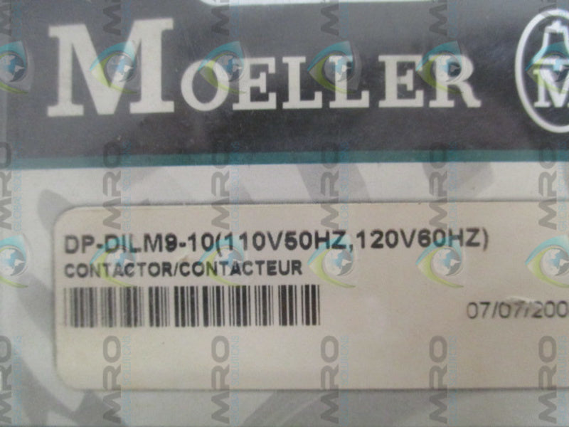 KLOCKNER MOELLER DP-DILM9-10 CONTACTOR 110/120V NSMP