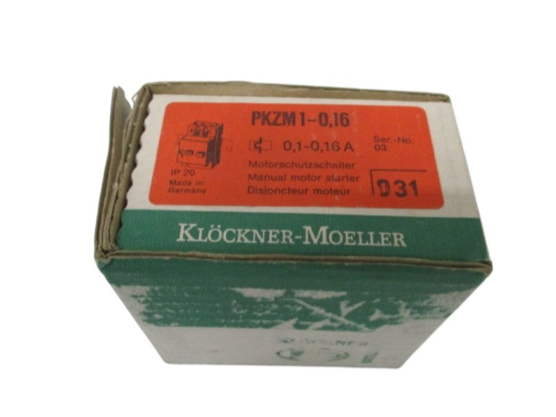 KLOCKNER MOELLER PKZM1-0.16 0.1-0.16A NSMP