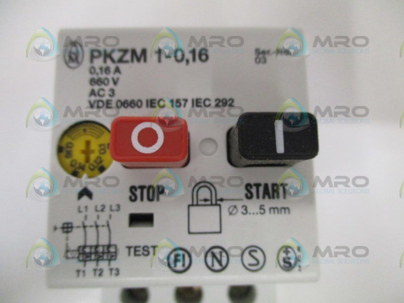 KLOCKNER MOELLER PKZM1-0.16 0.1-0.16A NSMP