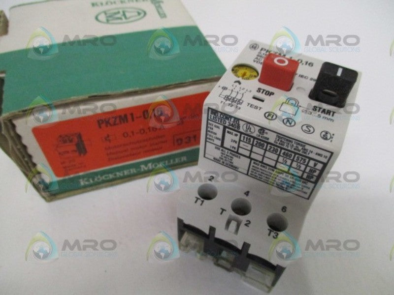 KLOCKNER MOELLER PKZM1-0.16 0.1-0.16A NSMP