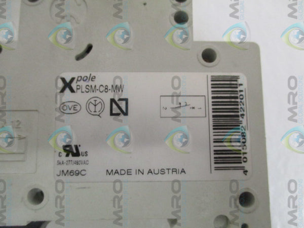 KLOCKNER MOELLER PLSM-C8-MW CIRCUIT BREAKER 8A NSNP