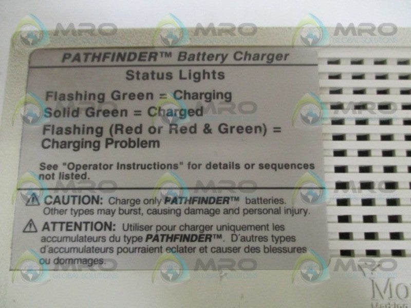 MONARCH PATHFINDER M0609401 BATTERY CHARGER (NO POWER CORD) UNMP