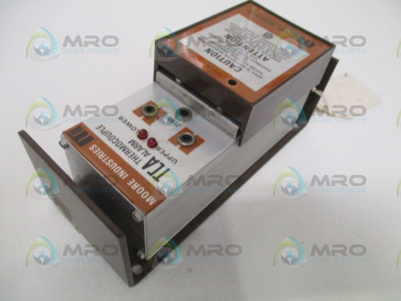 MOORE TCA/J-25MV/DX1X3/24DC/-AD-AR5-HSSTD THERMOCOUPLE ALARM NSNP