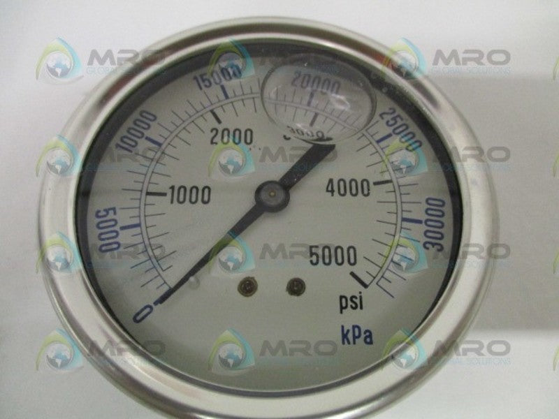 MP FILTRI MPG-1P-5000A PRESSURE GAUGE 0/5000 PSI NSMP