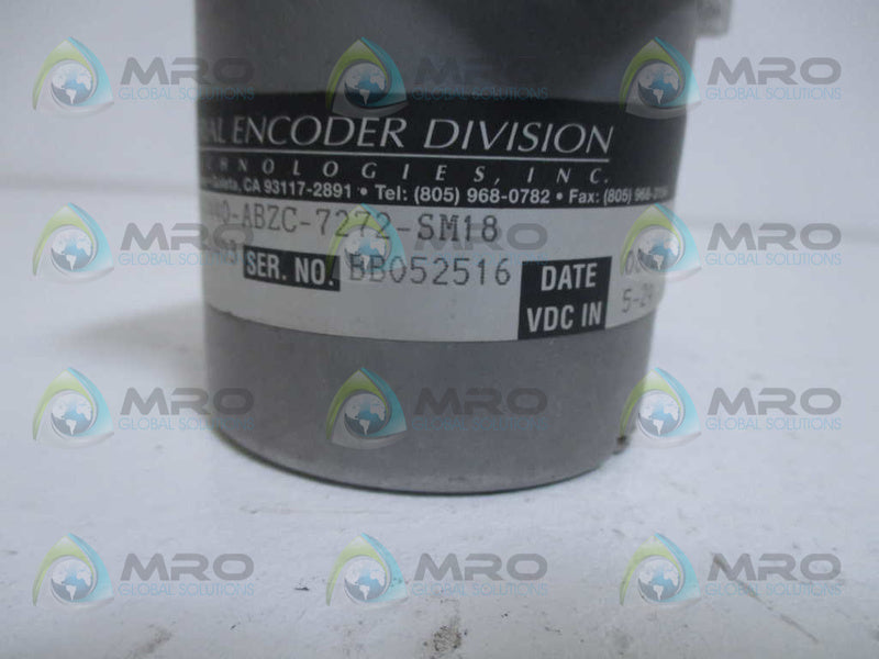 BEI INSTRUMENTS 924-01002-8403 ENCODER NSNP