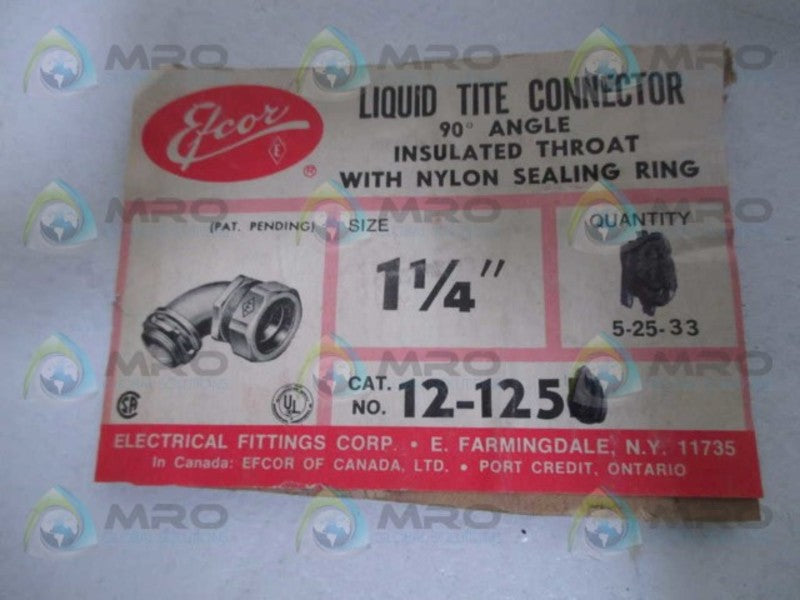 ELCOR 12-125 CONNECTOR 1 1/4"  NSNP