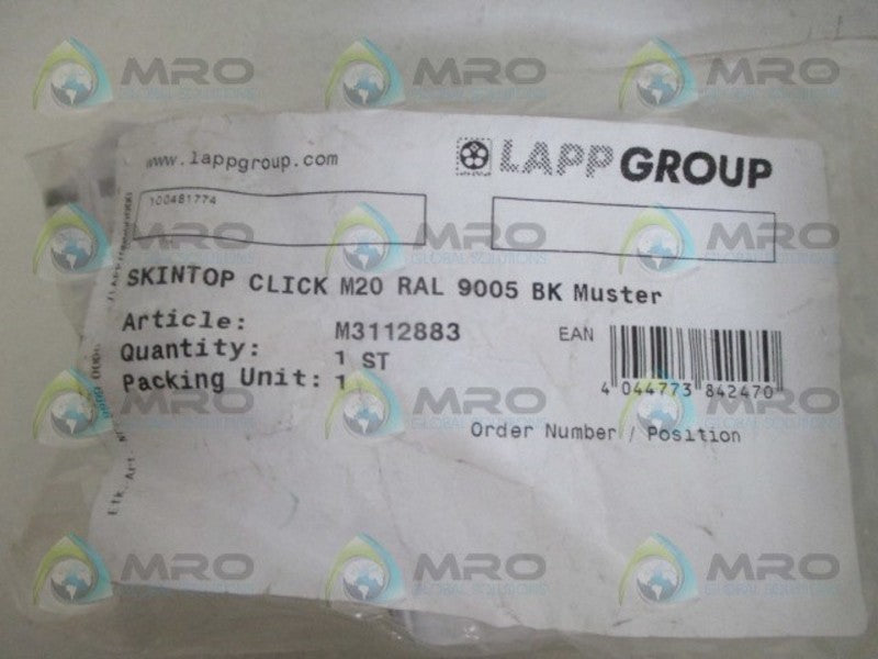 LAPPGROUP M20 SKIN TOP CABLE GLAND   NSMP