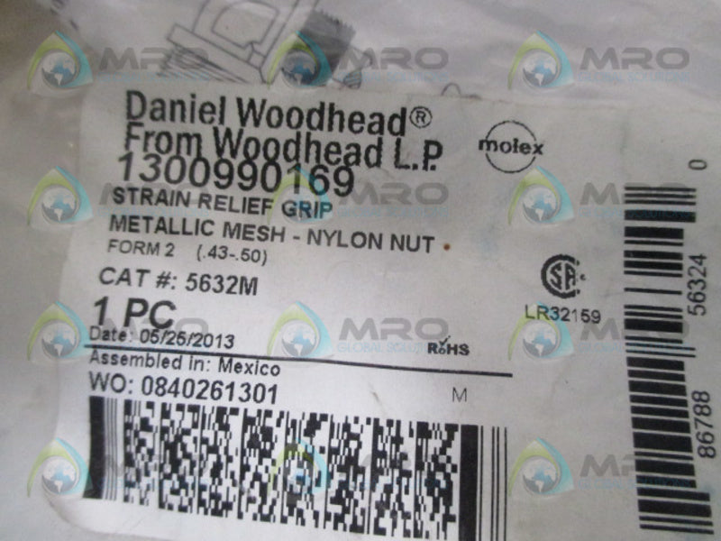 DANIEL WOODHEAD 1300990169 STRAIN RELIEF GRIP  NSMP
