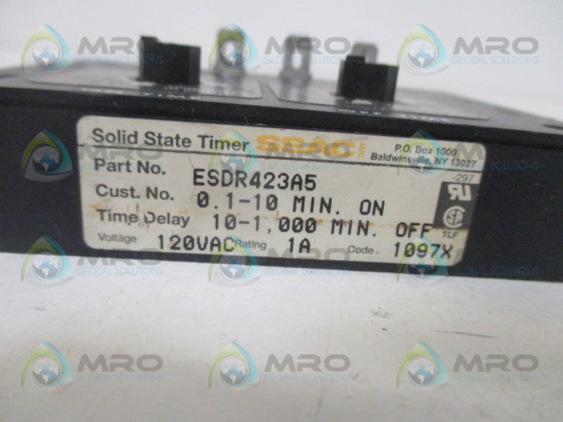SSAC ESDR423A5 TIMER 0.1-10 MIN.  UNMP