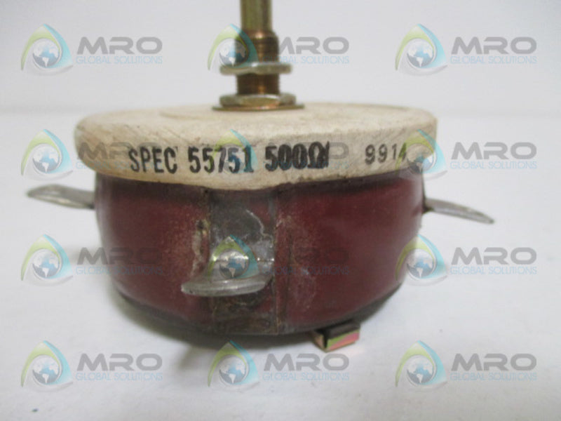 OHMITE 55751 RESISITOR  UNMP