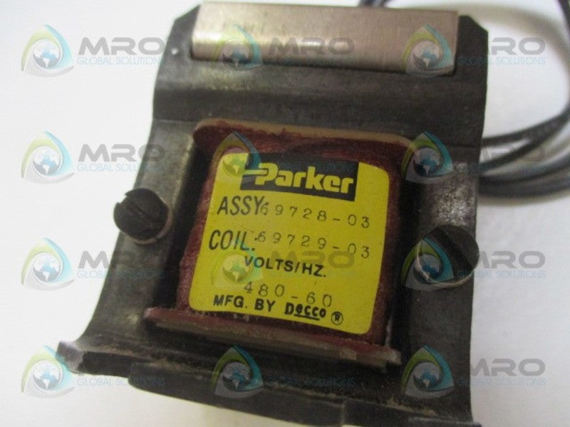 PARKER 69728-03 SOLENOID 480V  NSNP