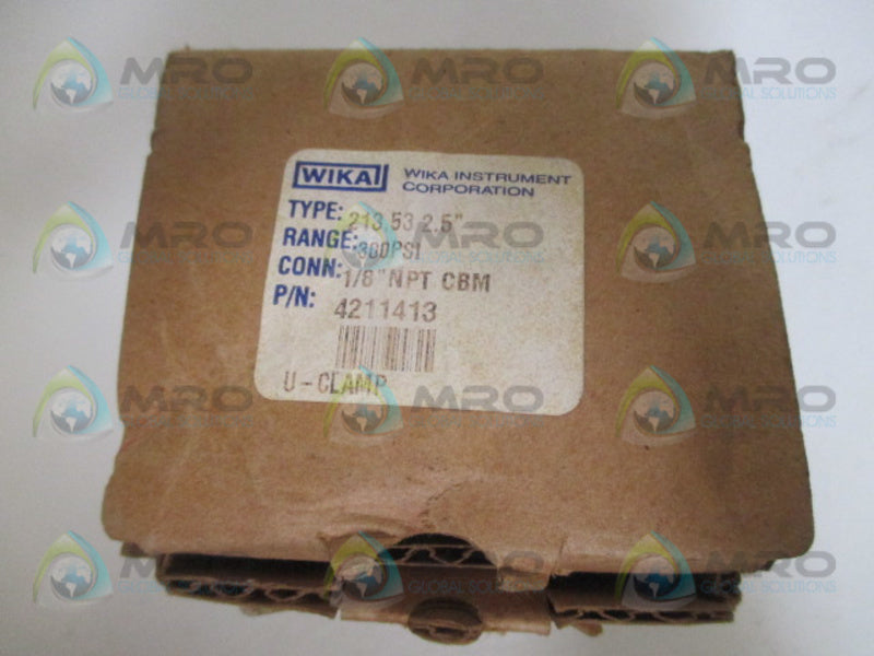 WIKA 4211413 GAUGE 300 PSI  NSMP