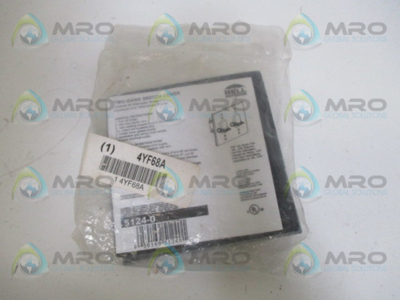 BELL 5124-0 SWITCH COVER (NO SCREWS) NSNP IN BAG