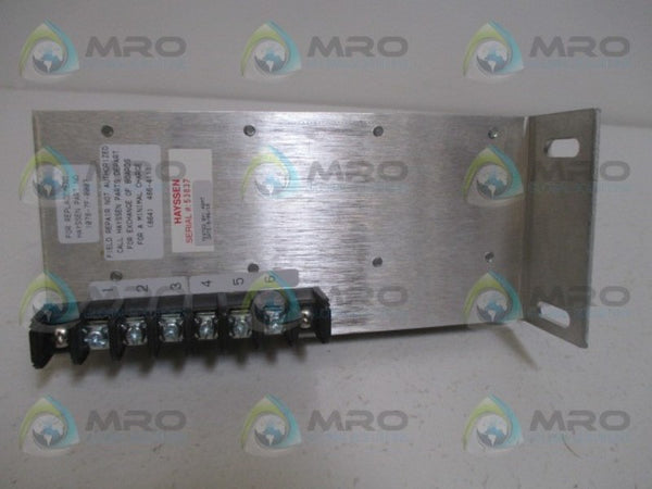 HAYSSEN 1078-7F-0007 SWITCH BOARD HEATER CONTROL NSNP