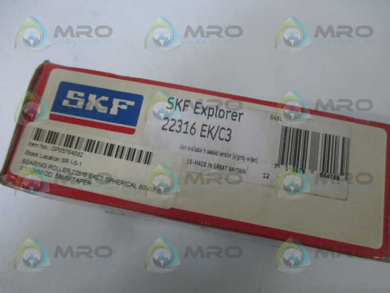 SKF 22316EK/C3 ROLLER BEARING NSMP