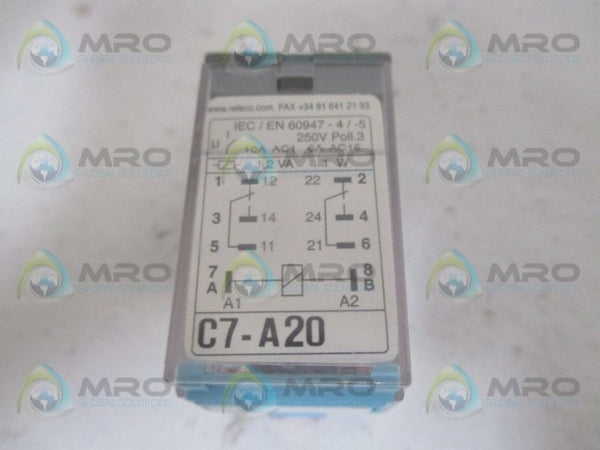 RELECO C7-A20 RELAY 24VAC UNMP