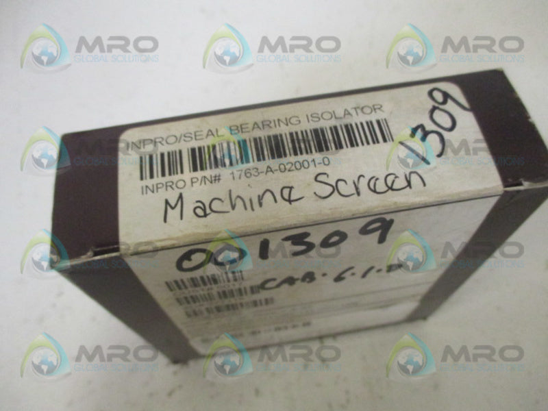 INPRO/SEAL COMPANY 1763A-02001-0 BEARING ISOLATOR NSMP