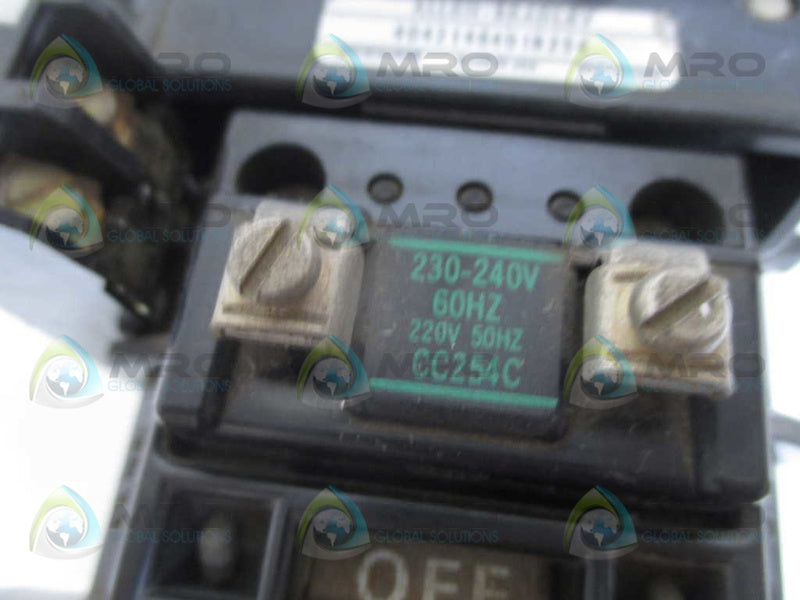 INDUSTRIAL SPARE PART 4042148401R254 CONTACTOR 240V (AS PICTURED) NSNP