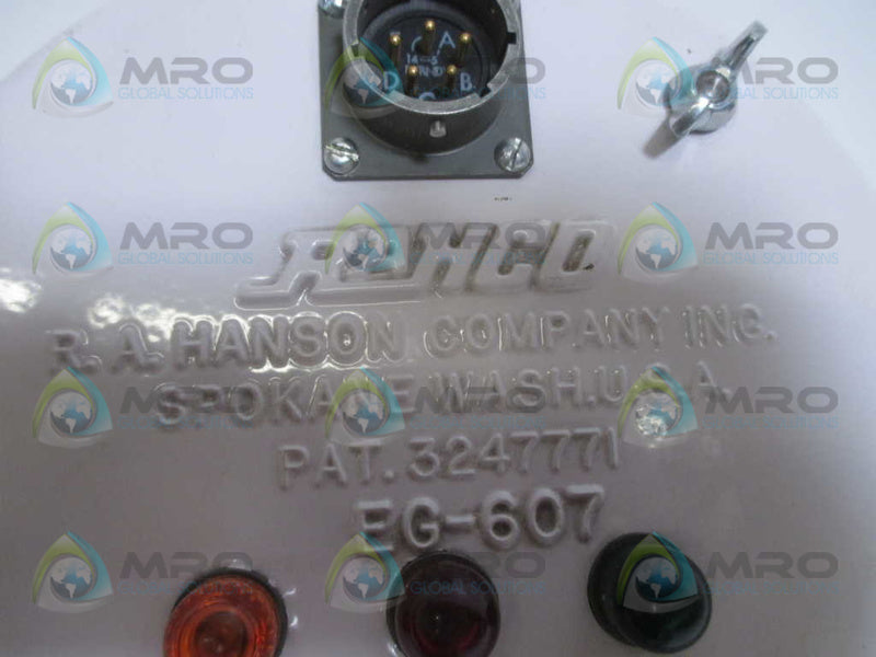 R.A. HANSON EG-607 MODULE  UNMP