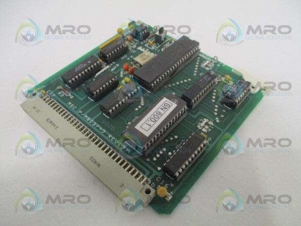 MSC 803745 CONTROL PROCESS UNIT BOARD NSNP