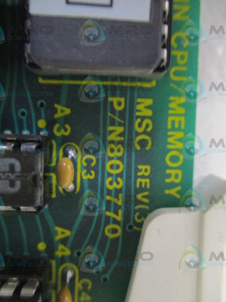 MSC 803770 MAIN CONTROL PROCESS UNIT MEMORY BOARD NSNP
